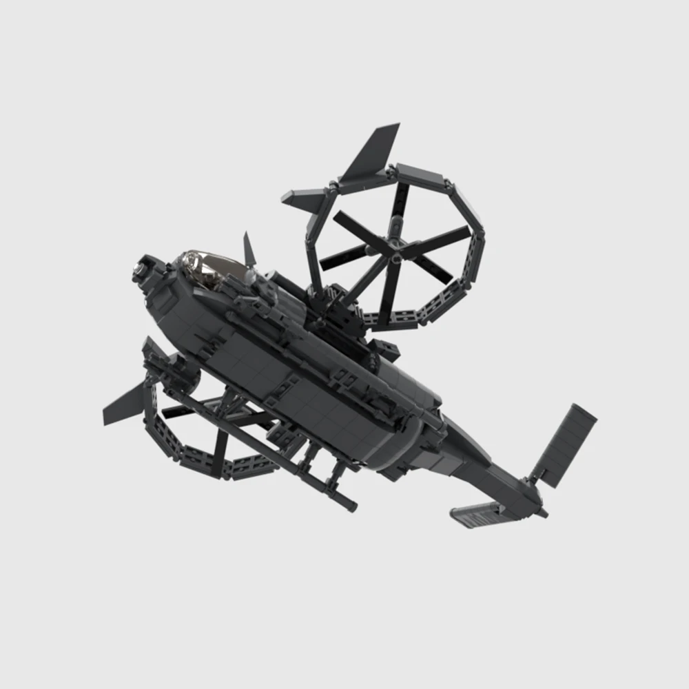BuildMOC Movie RDA Транспортный вертолет Aerospatiale Истребитель Строительный блок SA-2 Самолет Samson Самолет Кирпичные игрушки в подарок Изображение 0