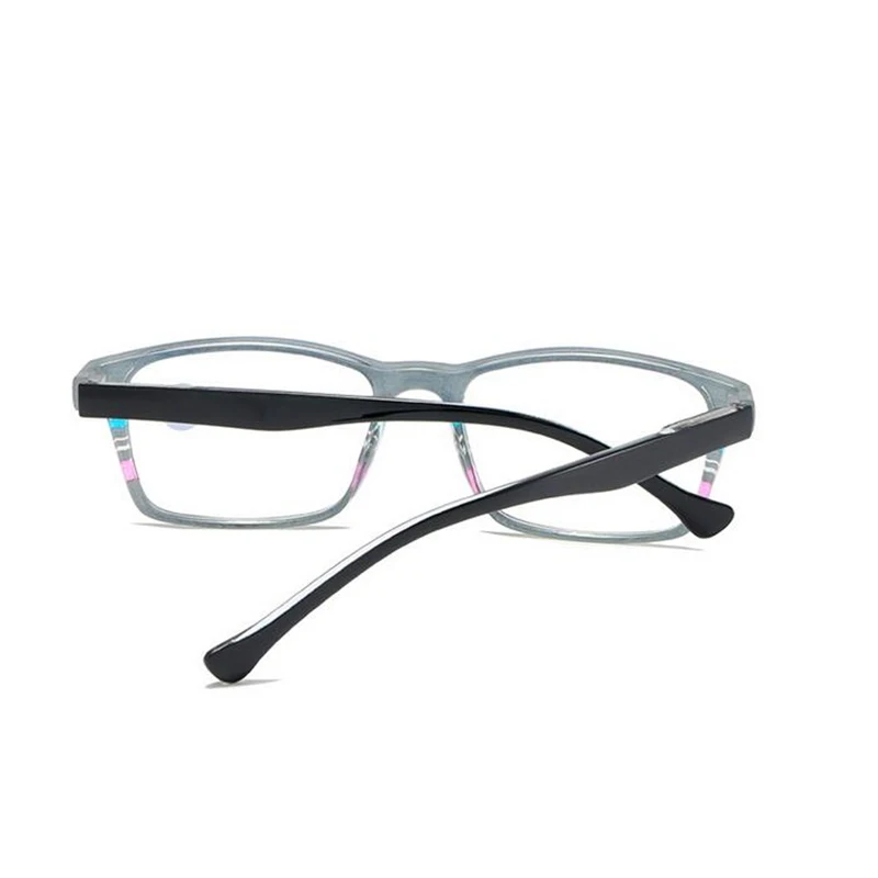Женщины Мужчины, Квадратные очки для дальнозоркости с защитой от синего света для пожилых людей, Очки с пружинным шарниром, Очки по рецепту с диоптриями от + 1,0 до + 4,0 Изображение 3