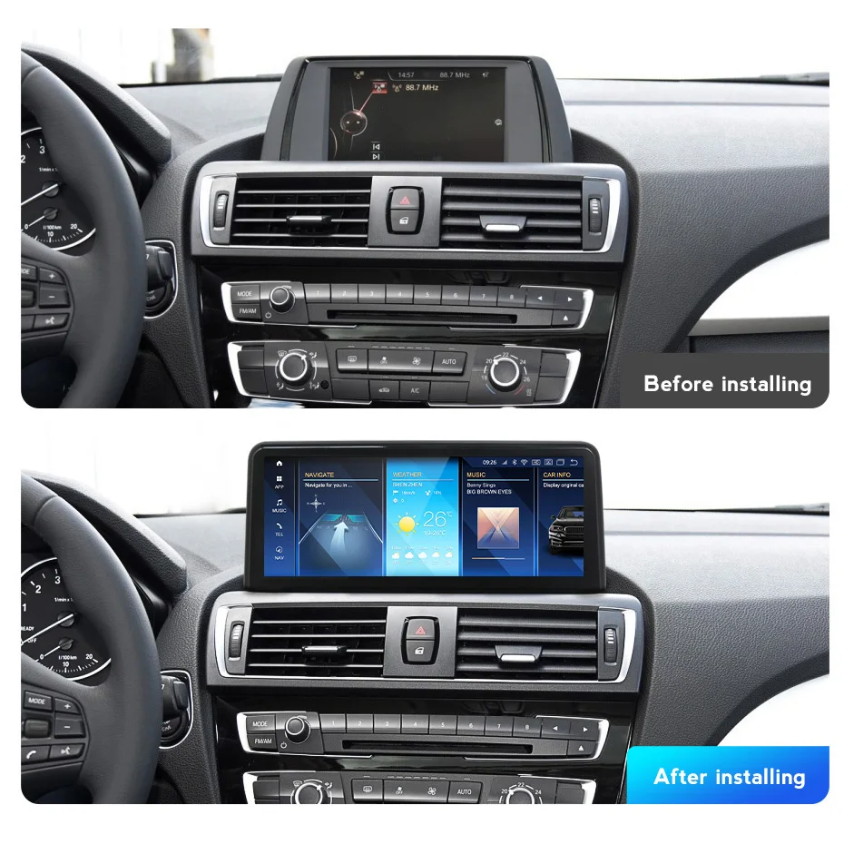 8 + 256G Android 12 Snapdragon 662 Автомобильное Радио Авто Аудио Стерео Для BMW 1 Серии F20 F21 F22 F23 2013-2017 Встроенный Carplay + AUTO Изображение 1