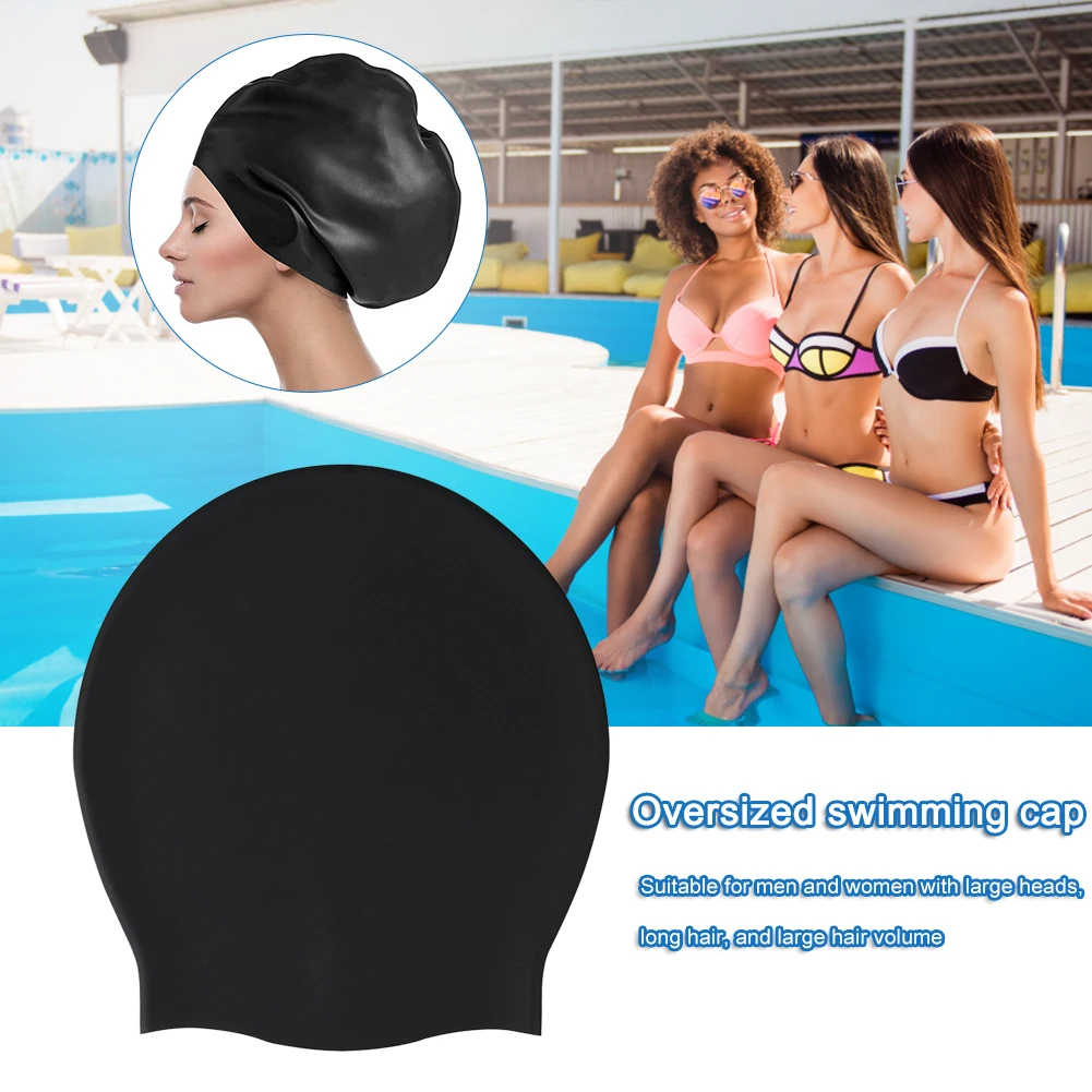 Силиконовые шапочки для купания, защита ушей, капюшон для дайвинга, устойчивый к разрывам, водонепроницаемый, Для взрослых, для мужчин, Для женщин, Аксессуары для плавания Изображение 0