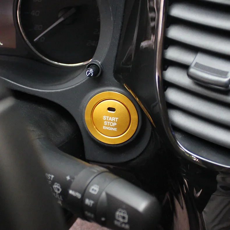 Крышка кнопки ЗАПУСКА двигателя автомобиля, переключатель ОСТАНОВКИ, аксессуары Для ключей, декор для Mitsubishi Outlander 2013-2020 Аксессуары Изображение 4