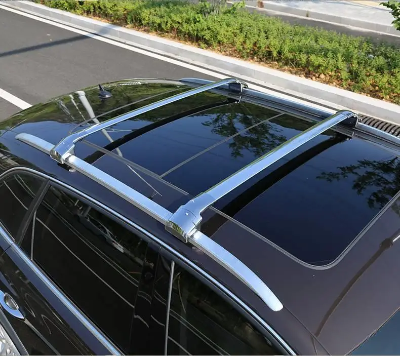 Подходит для Buick Envision 2021-2023, рейлинги для багажника на крышу, перекладины для переноски, алюминий, серебро, 2 шт. Изображение 4