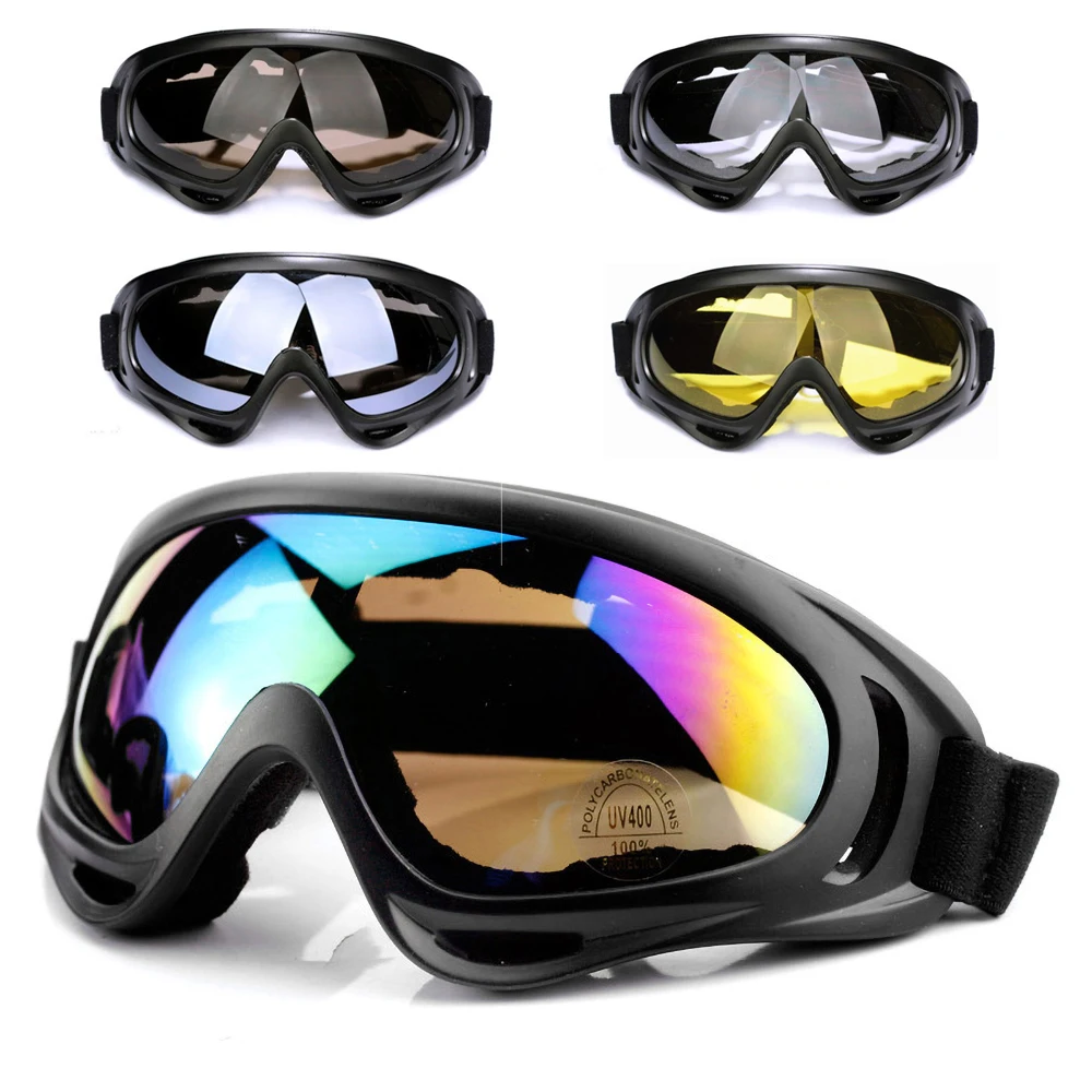 Мотоцикл очки анти-блики мотокросс очки лыжные очки ветрозащитный пылезащитный УФ защитный шестерни аксессуары Изображение 0