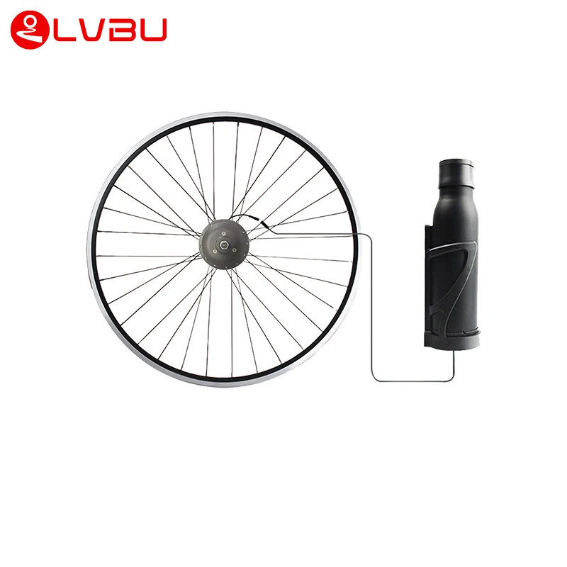 LVBU Самый Продаваемый Комплект Для Переоборудования Электровелосипеда BY20D Мощностью 250 Вт 350 Вт С Передним/Задним Приводом и Литиевой Батареей Для Электрического Велосипеда 36 В В комплекте Изображение 4