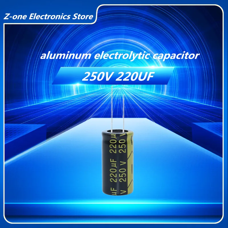2-5 Шт. 250 В 220 МКФ 18*30 18* 35 мм алюминиевый электролитический конденсатор 250 В 220 МКФ 20% Высокочастотный низкий ESR Изображение 0