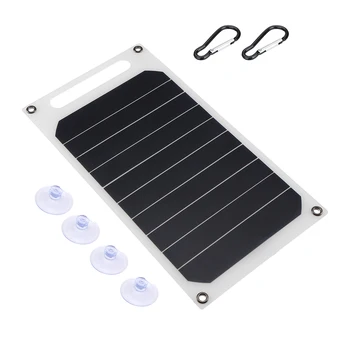 10W 5V Mini Solar Panel Slim Light Solar Cell USB Зарядное Устройство Портативные Зарядные Устройства Для Солнечных Батарей USB Solar Bank для Наружного использования
