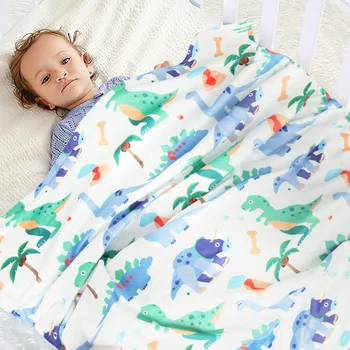 Осень-зима, Новые Милые мультяшные Животные, двухслойные плюшевые одеяла для новорожденных, Детское одеяло, Мягкое теплое, Комфортное для детей 
