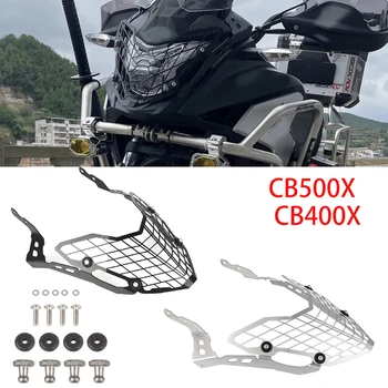 Защита фары мотоцикла, Решетка для линз, Защитная крышка фары для Honda CB500X CB400X 2019 2020 2021 2022