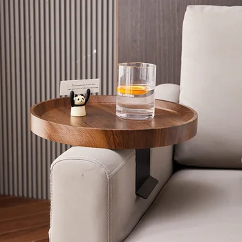 Приставной столик для дивана в скандинавском стиле, простой мобильный журнальный столик, мини-тумбочка на краю стола, современный угловой столик из массива дерева Mesa Mesas