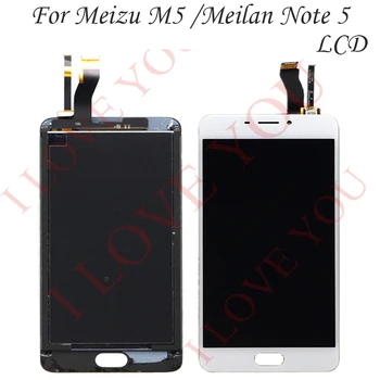 Meizu M5 Note ЖК-Дисплей С Сенсорным Экраном, Дигитайзер В Сборе, Запчасти Для Meizu meilan M5 Note LCD M621Q M621M M621C M621H