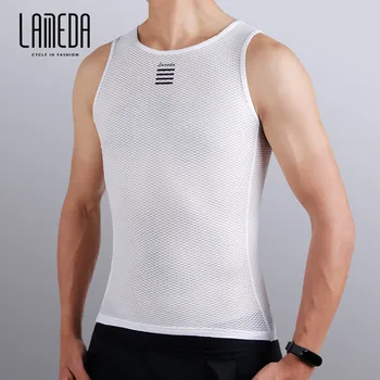 Спортивная рубашка LAMEDA, впитывающий пот Жилет для велоспорта, нижнее белье, мужская одежда для велоспорта на шоссейных горных велосипедах, рубашка с короткими рукавами