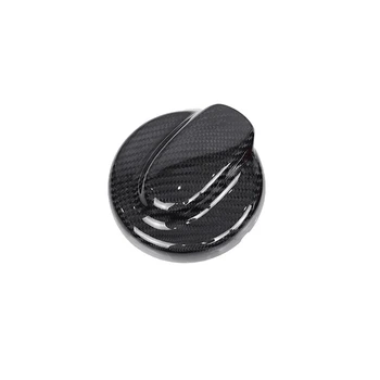 Наклейка на крышку топливного бака из углеродного волокна для Mini Cooper R55 R56 (черный)