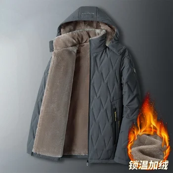 Новые зимние брендовые пальто с меховой подкладкой, одежда-бомбер, утепленная, сохраняющая тепло, университетская куртка, мужская военная