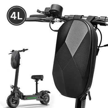 Сумка на руль для скутера, водонепроницаемая сумка для хранения из EVA с твердой оболочкой, для складного велосипеда, для электрического скутера, для аксессуаров mtb, чехол для велосипеда