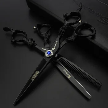 6-дюймовый Практичный Набор Ножниц для стрижки волос Филировочные Ножницы Парикмахерские Инструменты Ножницы точные ножницы для парикмахерских тонких стрижек
