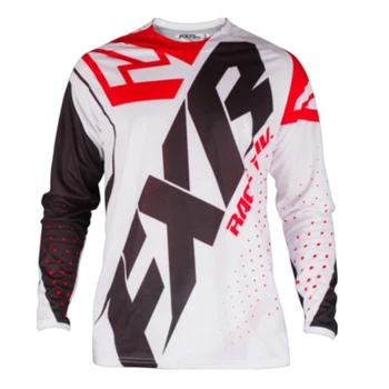 Новая Майка для Скоростного спуска FXR Motocross Shirt Polera Mtb Jersey MX Cycling Mountain Bike DH Maillot Ciclismo Hombre Гоночные Мотоциклы