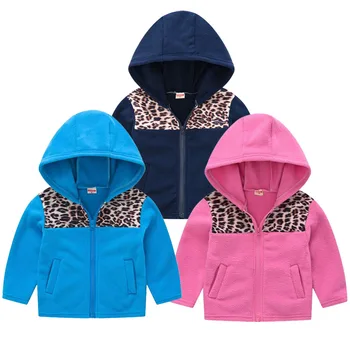 Весенне-осеннее детское пальто, детская куртка, верхняя одежда для мальчиков и девочек, ветровка с леопардовым принтом для мальчиков, детская одежда, одежда