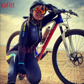 Женский велосипедный костюм Kafit Cyclist Macaquto, велосипедный костюм, толстовка с длинным рукавом, длинные брюки, комплект костюма профессиональной шоссейной команды