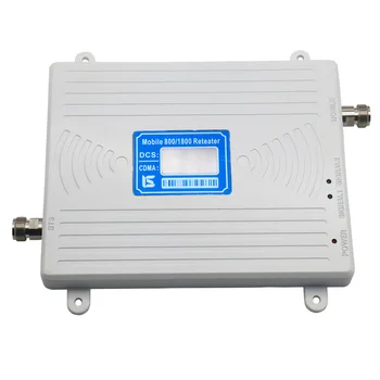 Сотовый ретранслятор с улучшенным сигналом DCS.CDMA900 1800 2100 трехдиапазонный усилитель мобильного сигнала