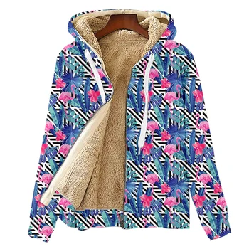 Зимняя флисовая утепленная мужская куртка большого размера, верхняя одежда с 3D принтом журавлиных листьев, утепленная одежда для мальчиков, осенний кардиган, утепленное пальто 6XL