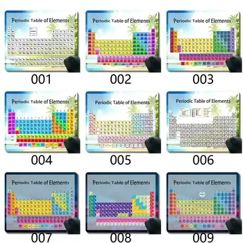 Периодическая таблица химических элементов Коврик для мыши, коврики для мыши с цветами и звездным небом