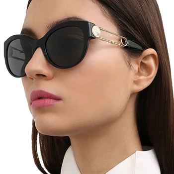 2021 Новые Модные Круглые Женские Солнцезащитные очки Роскошного бренда, Дизайнерские Высококачественные Мужские Солнцезащитные Очки 