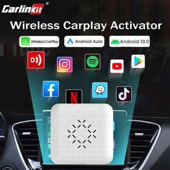 Carlinkit MINI CarPlay Box для Audi Mercedes Volvo Volkswagen и т.д. Поддержка беспроводного автоматического подключения Bluetooth, зарядка Siri IOS15