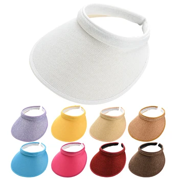 Уличные пляжные кепки для взрослых мальчиков и девочек, льняные однотонные детские кепки, летние Японские солнцезащитные кепки для мамы и детей, белые шляпы с широкими полями
