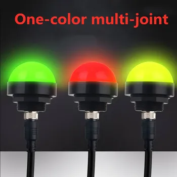 Новая светодиодная трехцветная сигнальная лампа постоянного тока 24 В, 3 цвета в 1 слое, интеллектуальная сигнальная лампа для станка с ЧПУ
