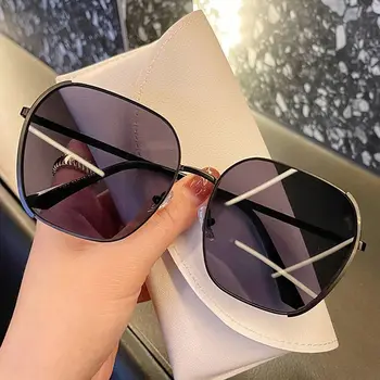 Летние солнцезащитные очки UV400 с градиентной поляризацией, солнцезащитные очки с негабаритными оттенками