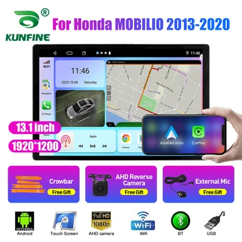13,1-дюймовый автомобильный радиоприемник для Honda MOBILIO 2013-2020 Автомобильный DVD GPS Навигация Стерео Carplay 2 Din Центральный мультимедийный Android Auto