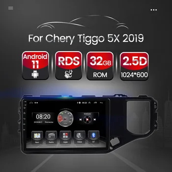 Автомобильный Радио Стерео Видеоплеер Для Chery Tiggo 5X 2017 2018 2019 Управление Рулевым Колесом GPS Навигационная Камера 2.5D Сенсорный Экран