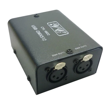 512-Канальный USB к DMX DMX512 Светодиодный светильник DMX-Модуль освещения сцены, контроллер сценического освещения, мини-декодер