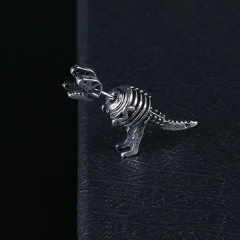 Модные креативные серьги с животными-динозаврами, супер горячие уличные украшения