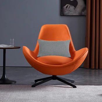 Офисное Дизайнерское Современное кресло, глубокое кресло для спальни, Гостиная, Скандинавский стул, Передвижной пол, Силлас, Мебель для гостиной WWH30XP