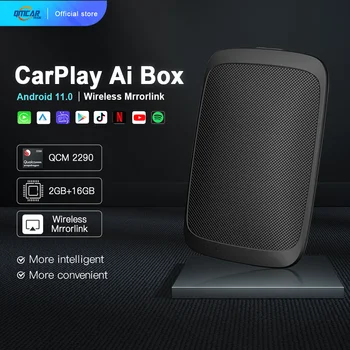 Carplay Smart Ai Box Android Box Беспроводной Адаптер Carplay Netflix Iptv Беспроводная Зеркальная ссылка Для Toyota Mazda MG Volvo Benz VW