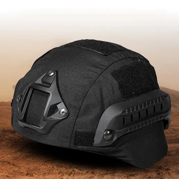 Камуфляжные чехлы для шлемов, нейлоновый чехол для пейнтбольного шлема 500D, Дышащая ударопрочная сетка для тренировок CS, охотничьи аксессуары