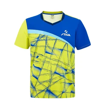 2023 Футболка для настольного тенниса Stiga, новая мужская женская спортивная одежда для тенниса с коротким рукавом CA-95