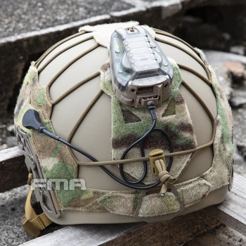 Лампа для идентификации шлема PIM HEL-STAR 6 для походов и кемпинга на открытом воздухе, лампа для выживания с индукцией вибрации