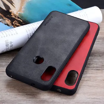 чехол для телефона xiaomi mi a2 lite funda Роскошный винтажный кожаный чехол для Xiaomi Mi A2 Lite case coque capa в деловом винтажном стиле