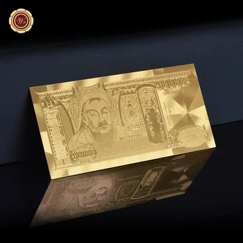 Монголия 10000 Монту, Позолоченная Памятная банкнота, банкноты, сувениры, бизнес-подарок для коллекции, домашний декор
