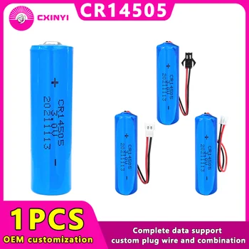 Cxinyi 1шт CR14505 14505 3V AA 600mAh Не перезаряжаемые литиевые батареи для беспроводного детектора дыма, счетчика природного газа