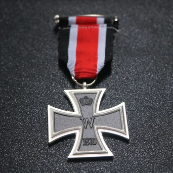 Немецкие значки 1813-1870 Железный Крест 2-го класса, военная медаль Пруссии, Сувенирные подарки