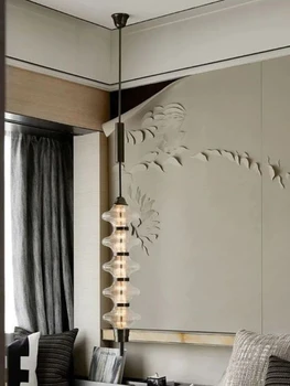 Легкая Роскошная тыква, небольшой светильник для кабинета, спальни и гостиной, Дизайнерский образец оформления прикроватной тумбочки