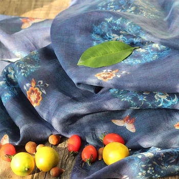 Высококачественная ткань ramie с красивым рисунком, для шитья высококачественных платьев из ткани чонсам