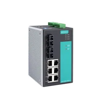 EDS-G308-T Неуправляемый коммутатор полного гигабитного Ethernet с 8 портами 10/100/1000 BaseT (X)