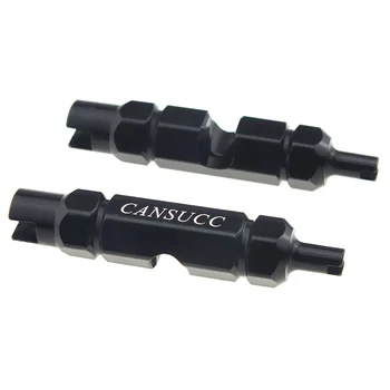 Инструменты для демонтажа велосипеда CANSUCC с двойной головкой, гаечный ключ с сердечником клапана American Presta