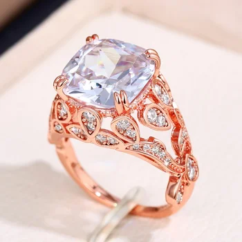 Модное кольцо CAOSHI Aesthetic для женщин, изящные аксессуары для пальцев с ослепительным хрусталем, элегантные роскошные женские свадебные украшения