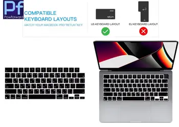 Тайваньский традиционный китайский для MacBook Pro 14-16 дюймов 2021 A2442 A2485 2022, защита крышки клавиатуры, Пылезащитная раскладка США