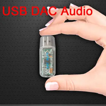 USB DAC HiFi Звуковая карта PCM2706 Декодер Аудио Конвертер Усилитель для наушников ПК